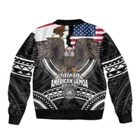 Talofa American Samoa Flag Day Bomber Jacket Bald Eagle Polynesian Tattoo LT14 - Polynesian Pride