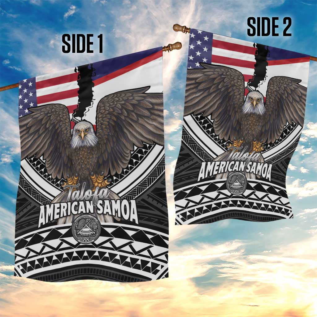 Talofa American Samoa Flag Day Garden Flag Bald Eagle Polynesian Tattoo