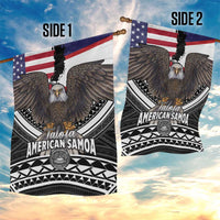 Talofa American Samoa Flag Day Garden Flag Bald Eagle Polynesian Tattoo