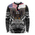 Talofa American Samoa Flag Day Long Sleeve Shirt Bald Eagle Polynesian Tattoo