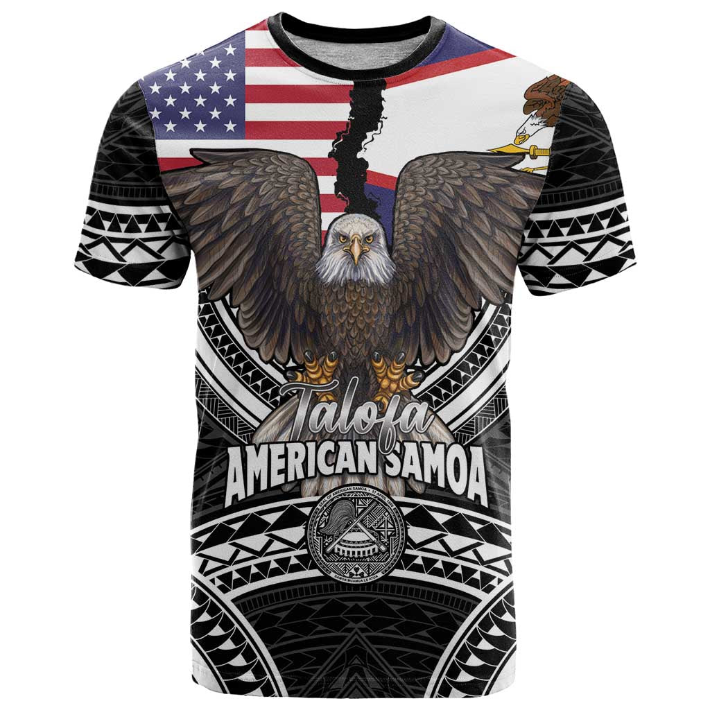 Talofa American Samoa Flag Day T Shirt Bald Eagle Polynesian Tattoo