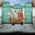 Hawaii Cinco de Mayo Back Car Seat Cover Chili Pepper Hula Girl Tropical Vibes