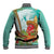 Hawaii Cinco de Mayo Baseball Jacket Chili Pepper Hula Girl Tropical Vibes