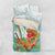 Hawaii Cinco de Mayo Bedding Set Chili Pepper Hula Girl Tropical Vibes