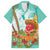 Hawaii Cinco de Mayo Family Matching Puletasi and Hawaiian Shirt Chili Pepper Hula Girl Tropical Vibes