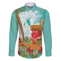 Hawaii Cinco de Mayo Family Matching Puletasi and Hawaiian Shirt Chili Pepper Hula Girl Tropical Vibes