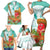Hawaii Cinco de Mayo Family Matching Short Sleeve Bodycon Dress and Hawaiian Shirt Chili Pepper Hula Girl Tropical Vibes