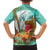 Hawaii Cinco de Mayo Family Matching Tank Maxi Dress and Hawaiian Shirt Chili Pepper Hula Girl Tropical Vibes