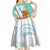 Hawaii Cinco de Mayo Kid Short Sleeve Dress Chili Pepper Hula Girl Tropical Vibes