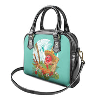 Hawaii Cinco de Mayo Shoulder Handbag Chili Pepper Hula Girl Tropical Vibes