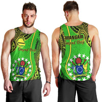 Polynesian Pride Cook Islands Men Tank Top Mangaia Gospel Day Green Version LT14 - Polynesian Pride