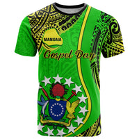 Polynesian Pride Cook Islands T Shirt Mangaia Gospel Day Green Version LT14 Green - Polynesian Pride
