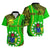 Personalised Cook Islands Matching Hawaiian Shirt and Dress June 15 Mangaia Gospel Day Green LT14 No Dress Green - Polynesian Pride