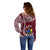 June 15 Mangaia Gospel Day Mangaia Cook Islands Off Shoulder Sweater Maroon Version LT14 - Polynesian Pride