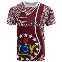 June 15 Mangaia Gospel Day Mangaia Cook Islands T Shirt Maroon Version LT14 Maroon - Polynesian Pride