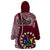 June 15 Mangaia Gospel Day Mangaia Cook Islands Wearable Blanket Hoodie Maroon Version LT14 - Polynesian Pride