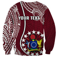 Personalised June 15 Mangaia Gospel Day Mangaia Cook Islands Sweatshirt Maroon Version LT14 - Polynesian Pride