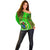 Personalised Cook Islands Off Shoulder Sweater Kuki Airani Coat Of Arms LT14 - Polynesian Pride