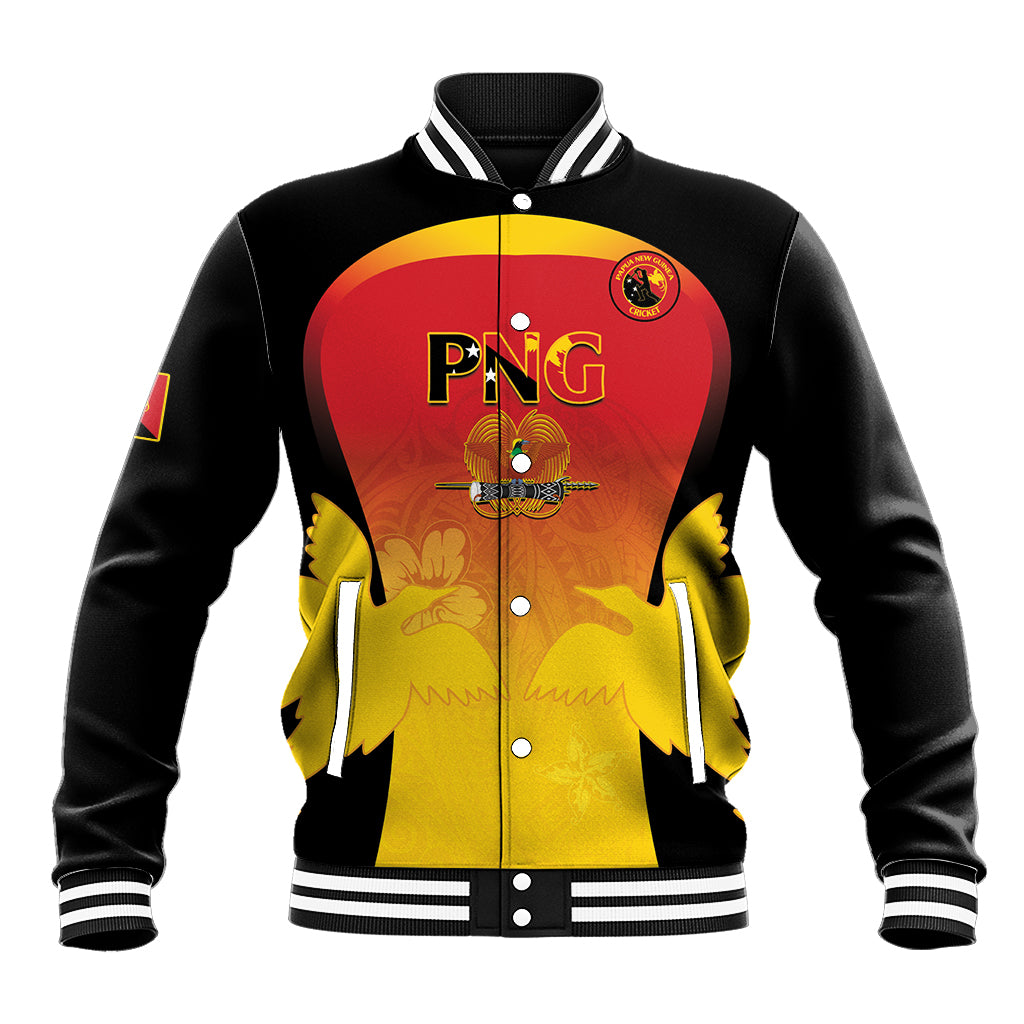 Custom Papua New Guinea Cricket Baseball Jacket 2024 Go PNG