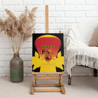 Custom Papua New Guinea Cricket Canvas Wall Art 2024 Go PNG