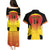 Custom Papua New Guinea Cricket Couples Matching Puletasi and Hawaiian Shirt 2024 Go PNG