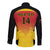 Custom Papua New Guinea Cricket Long Sleeve Button Shirt 2024 Go PNG