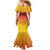 Custom Papua New Guinea Cricket Mermaid Dress 2024 Go PNG