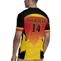 Custom Papua New Guinea Cricket Rugby Jersey 2024 Go PNG