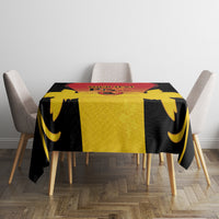 Custom Papua New Guinea Cricket Tablecloth 2024 Go PNG