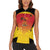 Custom Papua New Guinea Cricket Women Sleeveless Polo Shirt 2024 Go PNG