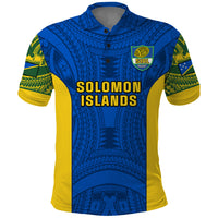 Solomon Islands Rugby Polo Shirt Pacific Go Solies LT14 Blue - Polynesian Pride