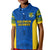 Personalised Solomon Islands Rugby Kid Polo Shirt Pacific Go Solies LT14 Kid Blue - Polynesian Pride