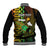 Personalised Paddle Board Hawaii Baseball Jacket Molokai 2 Oahu World Championships Kakau Pattern LT14 - Polynesian Pride