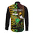 Personalised Paddle Board Hawaii Long Sleeve Button Shirt Molokai 2 Oahu World Championships Kakau Pattern LT14 - Polynesian Pride