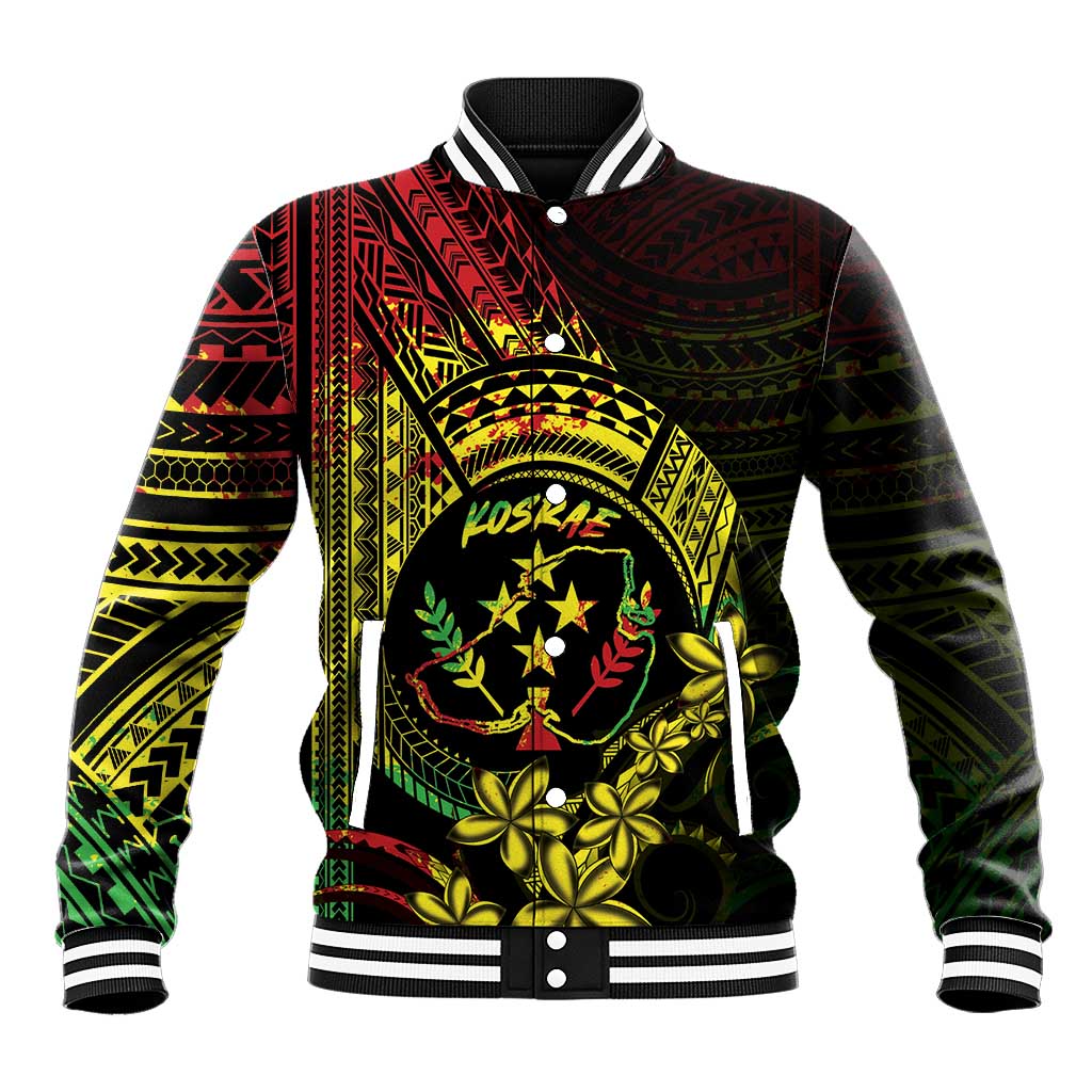 Reggae Kosrae Liberation Day Baseball Jacket September 8 Polynesian Tattoo LT14 Unisex Reggae - Polynesian Pride