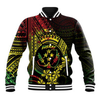 Reggae Kosrae Liberation Day Baseball Jacket September 8 Polynesian Tattoo - Polynesian Pride