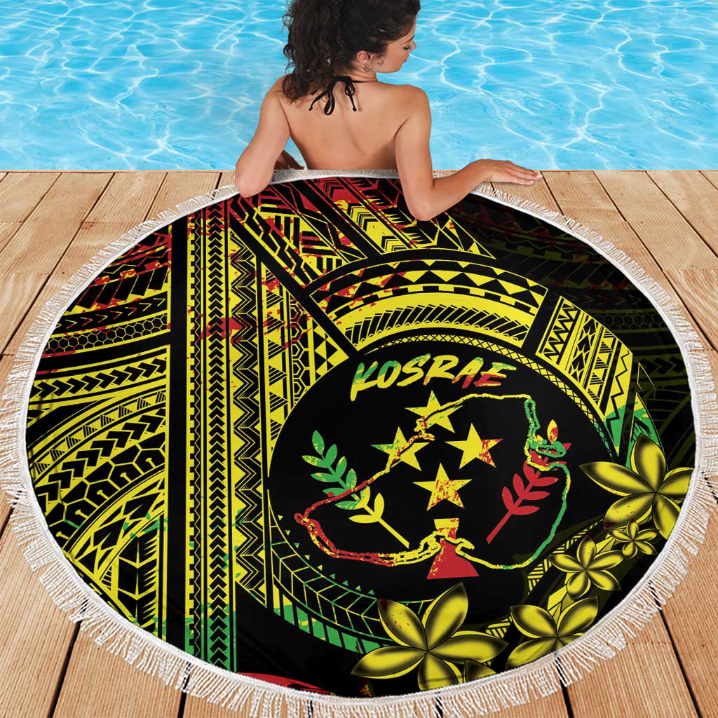 Reggae Kosrae Liberation Day Beach Blanket September 8 Polynesian Tattoo - Polynesian Pride
