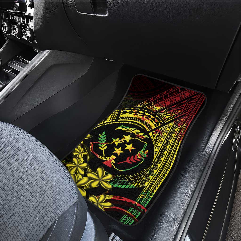 Reggae Kosrae Liberation Day Car Mats September 8 Polynesian Tattoo - Polynesian Pride