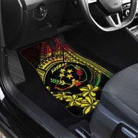 Reggae Kosrae Liberation Day Car Mats September 8 Polynesian Tattoo - Polynesian Pride