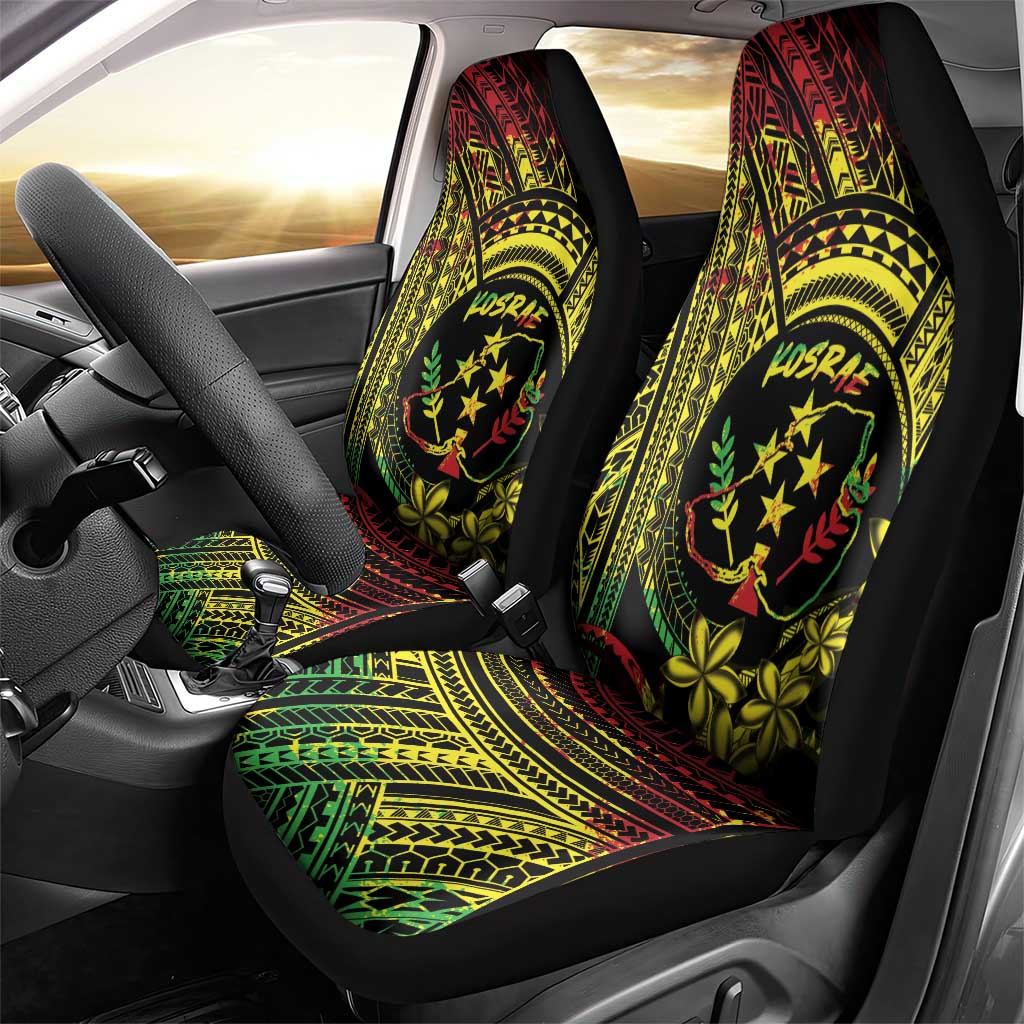 Reggae Kosrae Liberation Day Car Seat Cover September 8 Polynesian Tattoo - Polynesian Pride