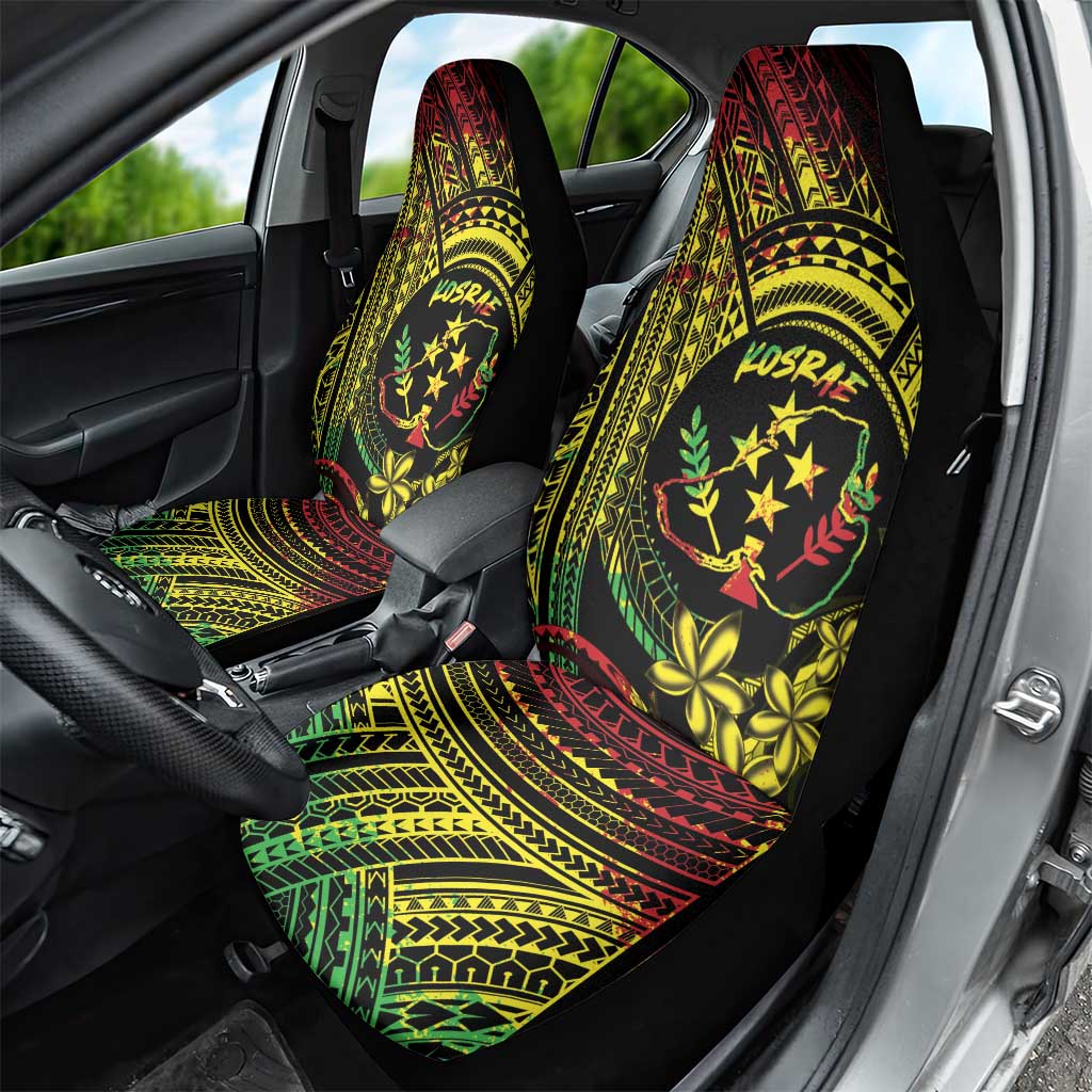 Reggae Kosrae Liberation Day Car Seat Cover September 8 Polynesian Tattoo - Polynesian Pride