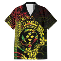 Reggae Kosrae Liberation Day Family Matching Mermaid Dress and Hawaiian Shirt September 8 Polynesian Tattoo - Polynesian Pride