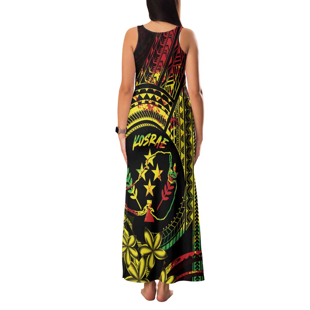 Reggae Kosrae Liberation Day Family Matching Tank Maxi Dress and Hawaiian Shirt September 8 Polynesian Tattoo - Polynesian Pride