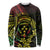 Reggae Kosrae Liberation Day Long Sleeve Shirt September 8 Polynesian Tattoo - Polynesian Pride