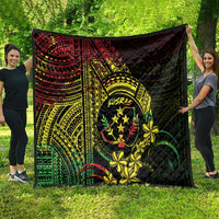 Reggae Kosrae Liberation Day Quilt September 8 Polynesian Tattoo - Polynesian Pride