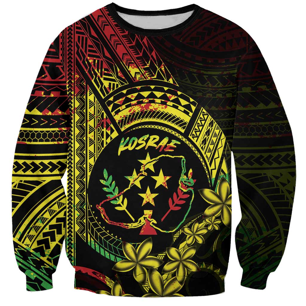 Reggae Kosrae Liberation Day Sweatshirt September 8 Polynesian Tattoo LT14 Unisex Reggae - Polynesian Pride