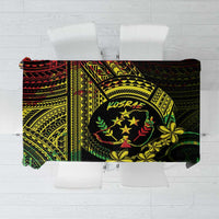 Reggae Kosrae Liberation Day Tablecloth September 8 Polynesian Tattoo LT14 Reggae - Polynesian Pride