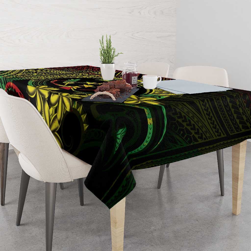 Reggae Kosrae Liberation Day Tablecloth September 8 Polynesian Tattoo LT14 - Polynesian Pride