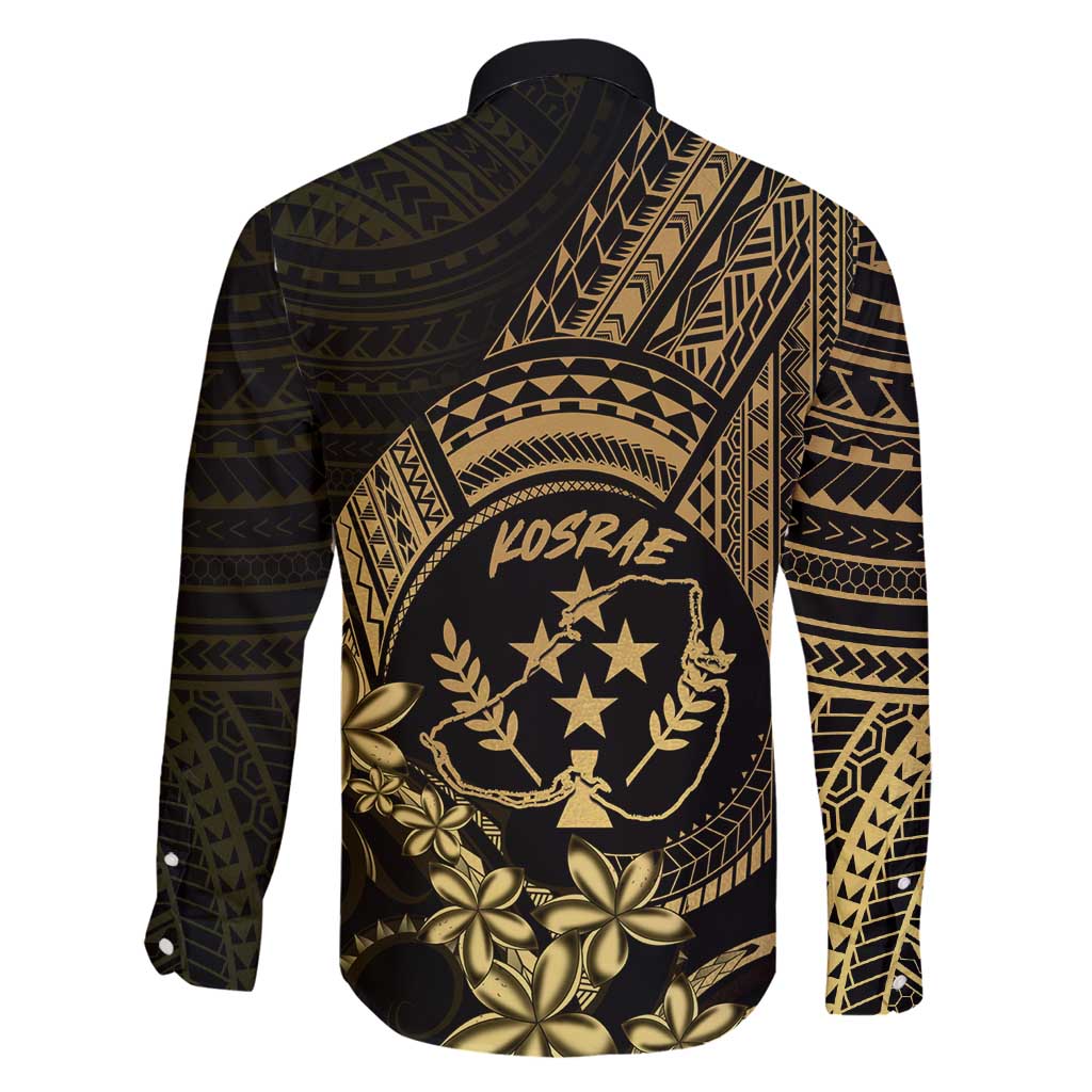 Gold Kosrae Liberation Day Family Matching Mermaid Dress and Hawaiian Shirt September 8 Polynesian Tattoo - Polynesian Pride