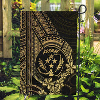 Gold Kosrae Liberation Day Garden Flag September 8 Polynesian Tattoo - Polynesian Pride